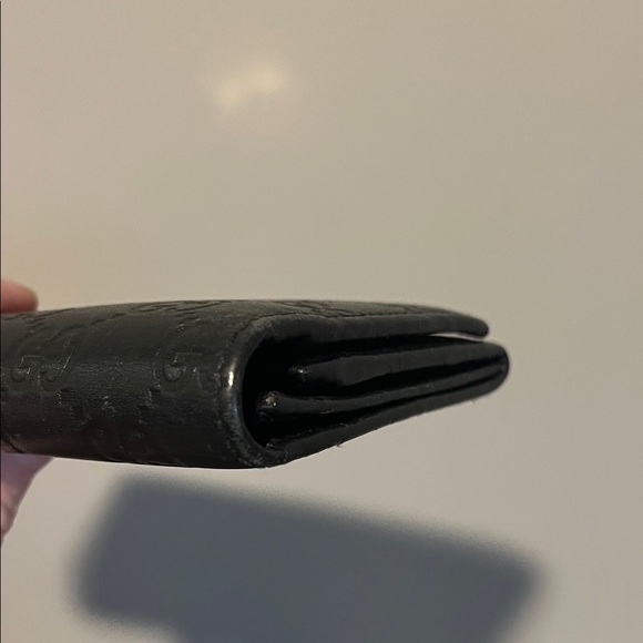 GUCCI Black Guccissima Leather Long Wallet - Picture 3 of 14